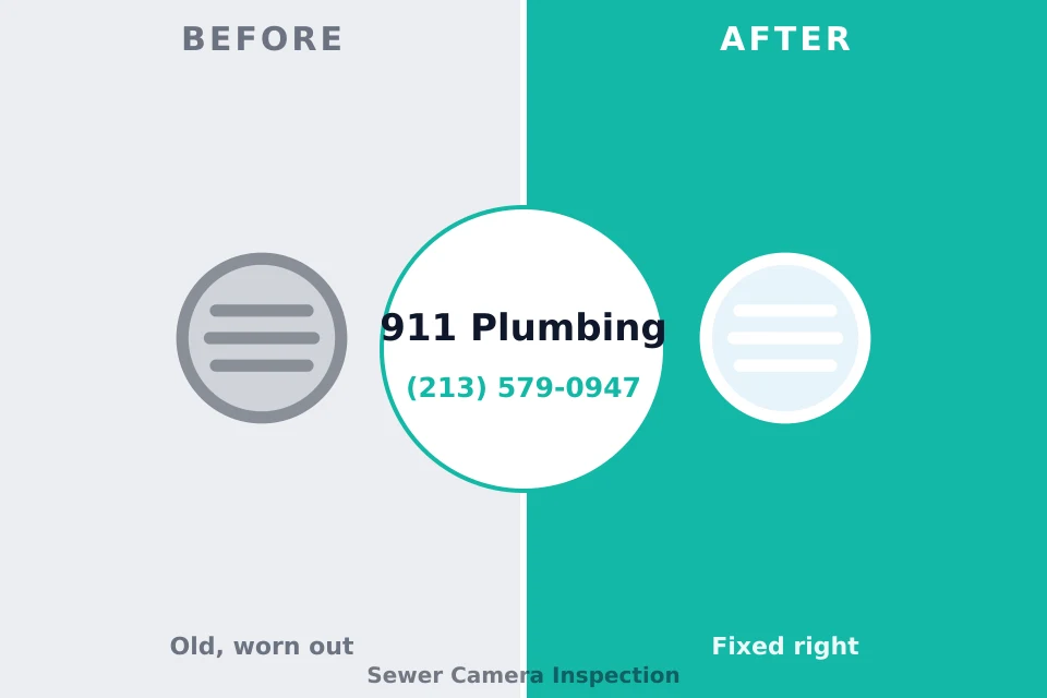 Before and after: plumbing company Palm Valley, FL